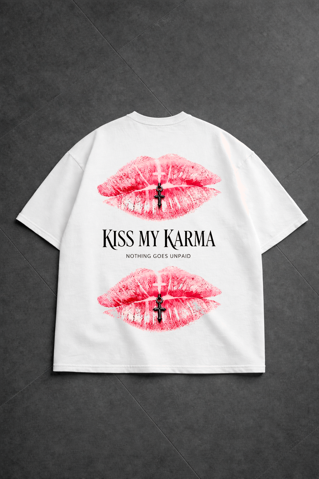 Футболка "Kiss my Karma" Біла
