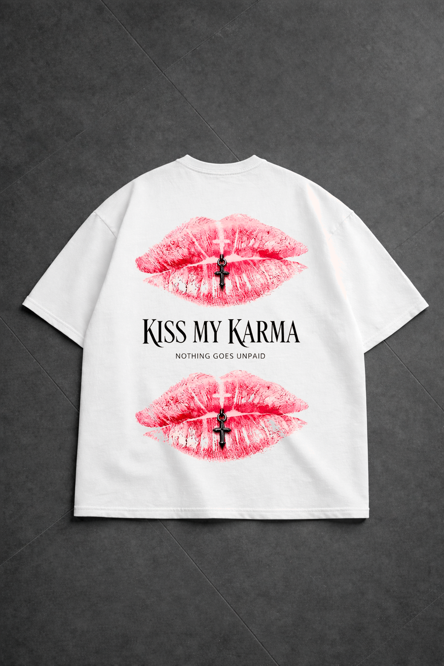 Футболка "Kiss my Karma" Біла